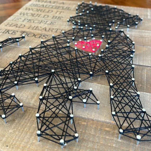 BEAUTIFUL PRIMITIVES BY KATHY DOG ART - DOGS WITH HEARTS - Picture 2 of 7